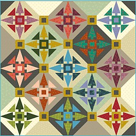 Compass Quilt Pattern