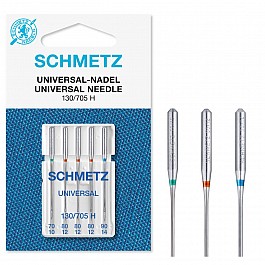 5 Universal Schmetz Needles 70 - 90