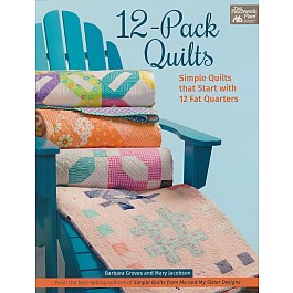 12-Pack Quilts - Simple quilts start wi. 12 Fat Quarters