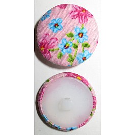 Button fabric covered w. shank 23 mm