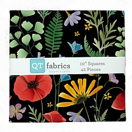 Wildflowers 42 pieces 10'' Squares