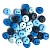 Tiny Buttons Blues 6 mm