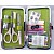 Sewing Kit with scissors-print green-white