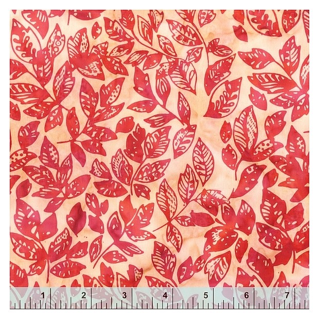 Scarlet Flame Batik