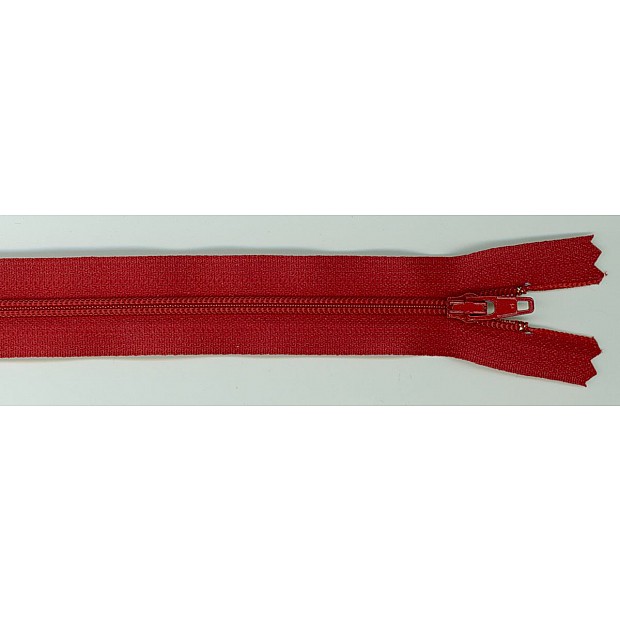 Zipper shannonberry red 35.5 cm