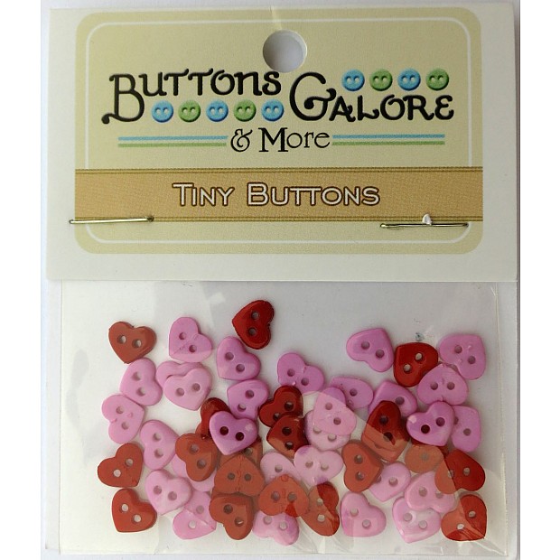 Tiny Colletion Valentine Hearts 7mm