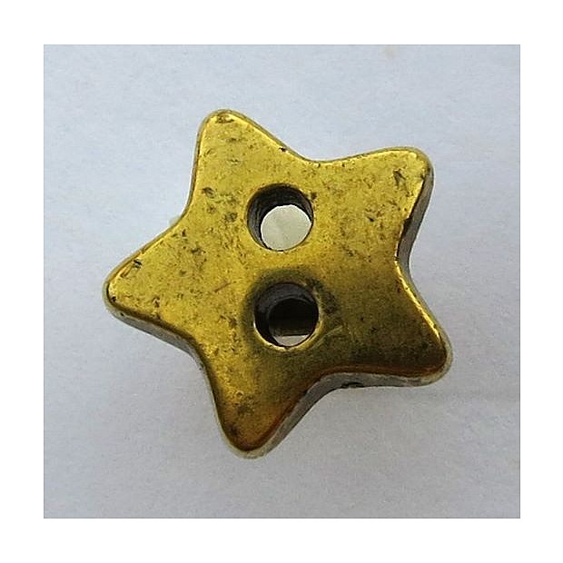 1 shiny Golden Star button, 1 piece