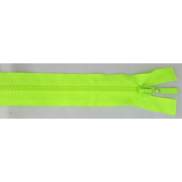 Zipper Heavy duty, 70 cm no.5 neon green