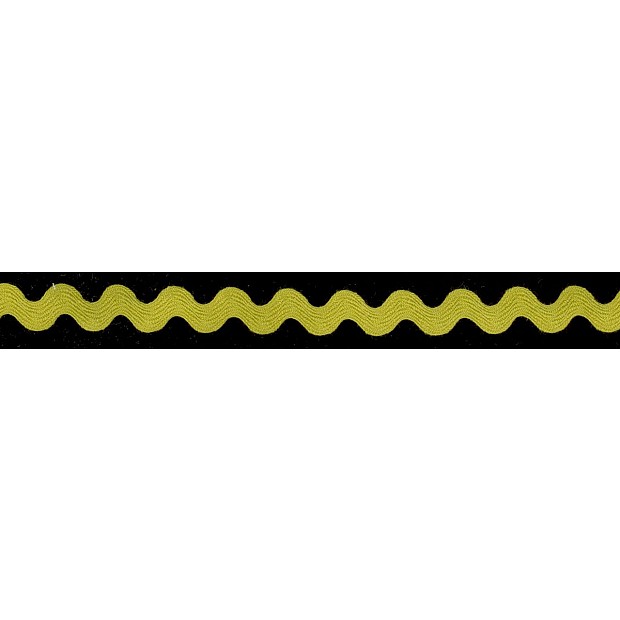1.25cm 1/2'' Ric Rac Zick-Zack chartreus