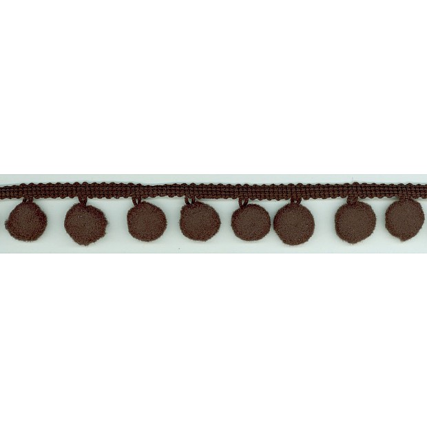 10 mm Ball Fringe Ribbon 25 mm wide