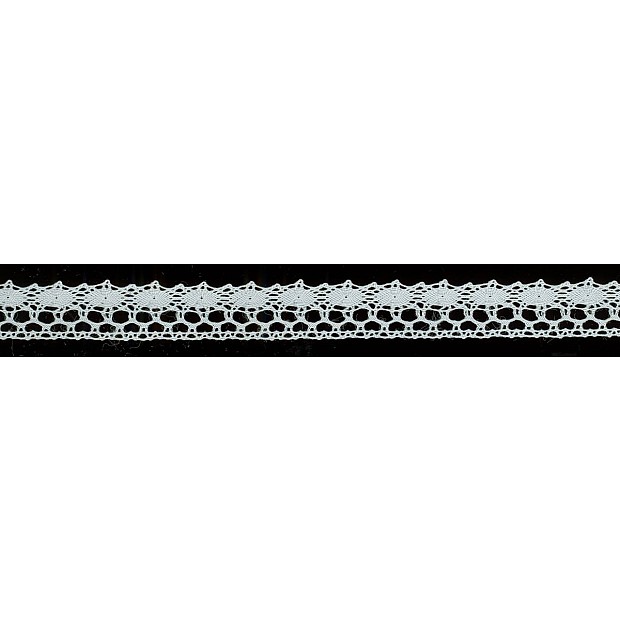 Alma Cluny Lace Ribbon 1.3 cm white