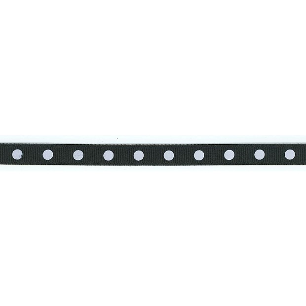 Polka Dot Ribbon 9.5 mm 3/8'' black