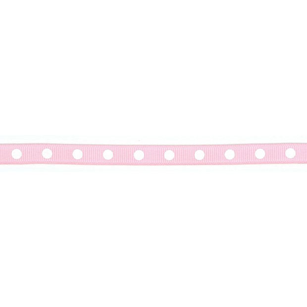 Polka Dot Ribbon 9.5 mm 3/8'' light pink