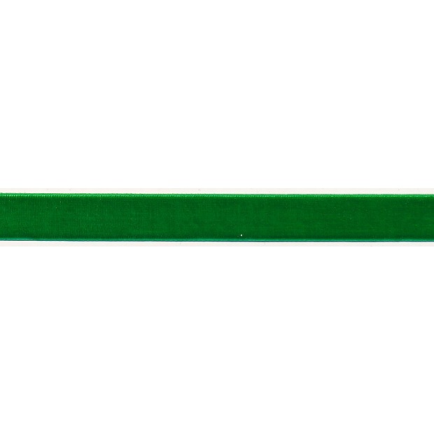 Velvet Ribbon 16 mm (5/8'') emeral green