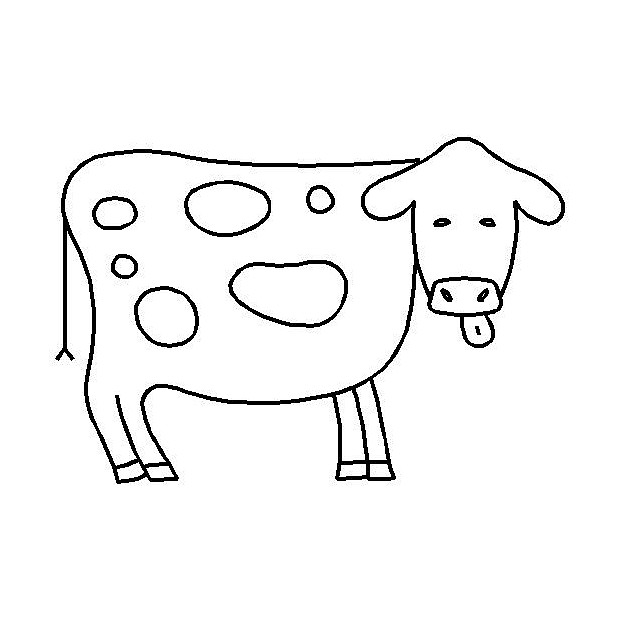 Cow 18 x 12,7 cm