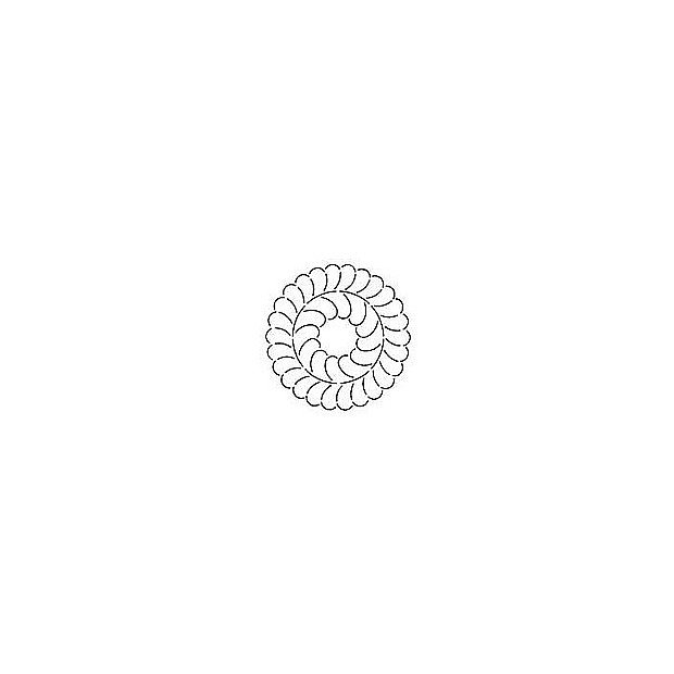 Block Feather Circle 19 cm