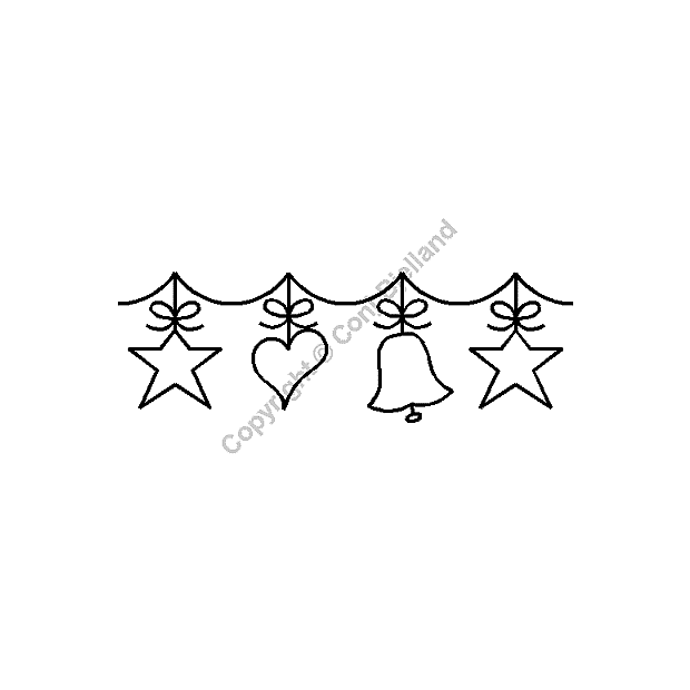Border, Christmas Garland 7.6 cm