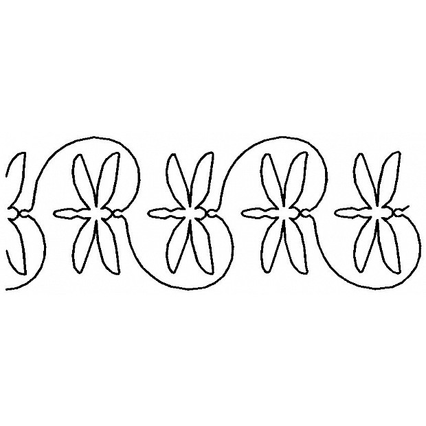 Dragonfly Serpentine Border 15 cm
