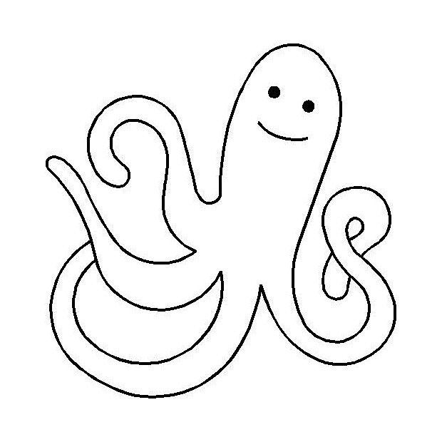 Block Octopus, 15 cm