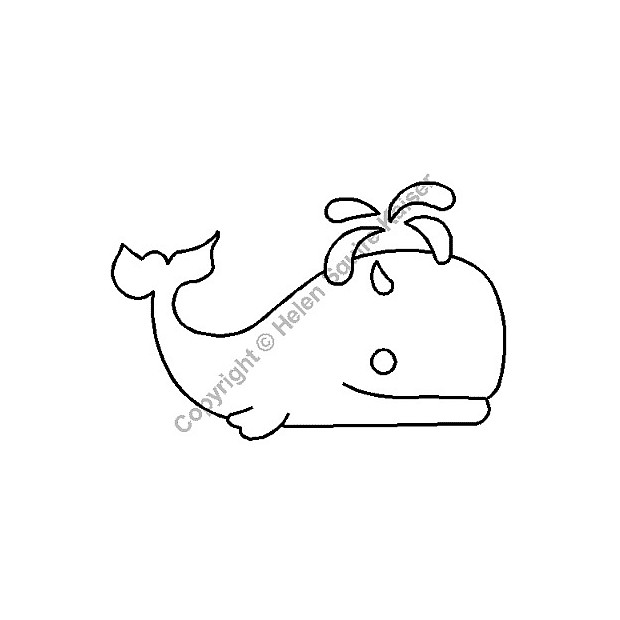 Whale, 15 x 10 cm