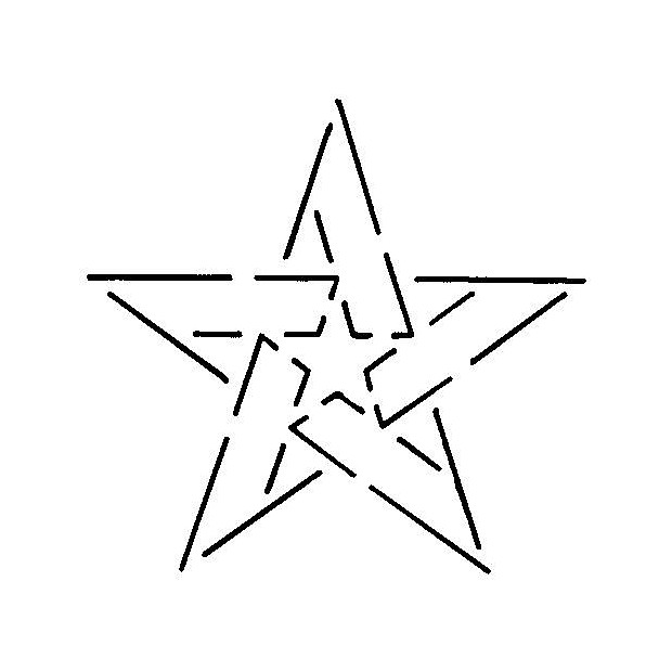 Five Pointed Star, 16.5 cm