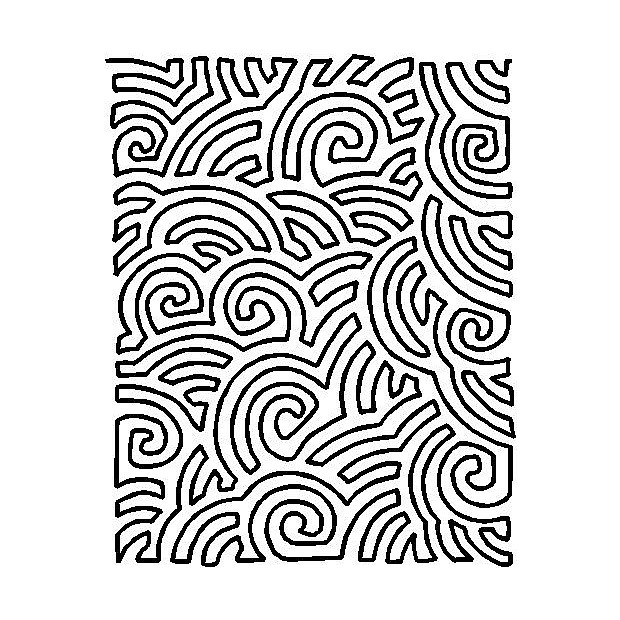Background Maze, 25.4 cm