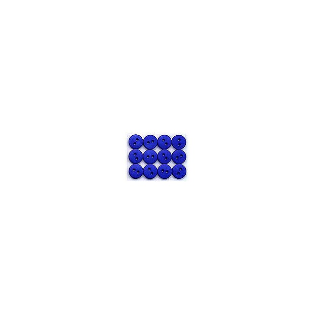 Buttons Royal Blue, 12 mm, 12 buttons