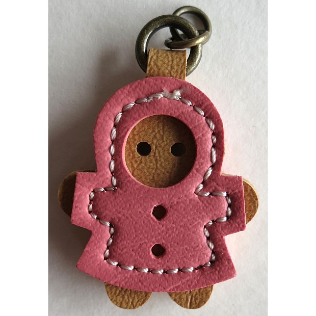 Child, Zipper charm pink