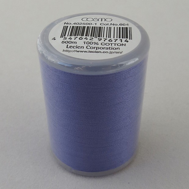 Tsu Mu Gi Sewing Thread Cotton 664 dk periwinkle