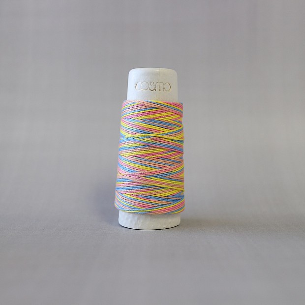Hidamari Sashiko Yarn Rainbow Sorbet 30 m
