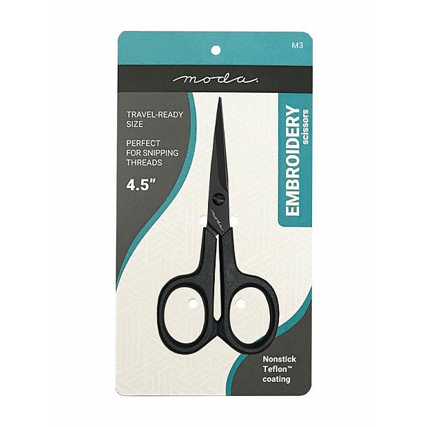 Moda Teflon Embroidery Scissors 11.4 cm