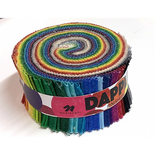Dapple Pinwheel 40 pcs 2.5'' Strips