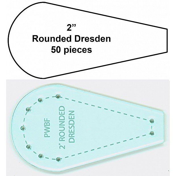 Paper rounded Dresden 2'' + Template