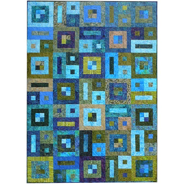 Margit's Jelly Roll Quilt 1.57 x 2.05 m