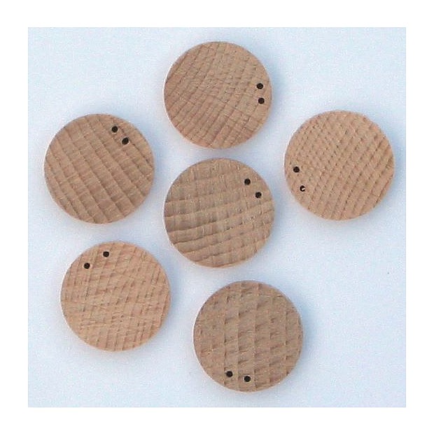24 Knöpfe für Adventskalender 25 mm