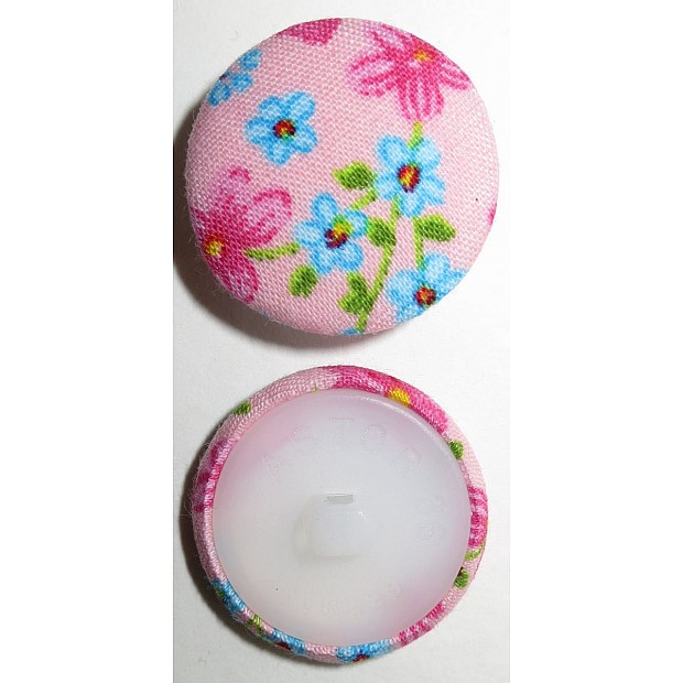 Button fabric covered w. shank 23 mm