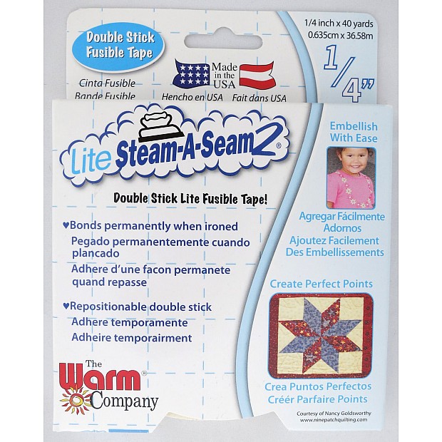Lite Steam-A-Seam 2 Double Stick 0.6 cm