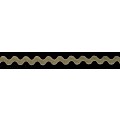 1.25cm 1/2'' Ric Rac Zick-Zack dk. taupe