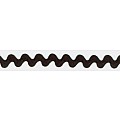 1.75cm Ric Rac Zick-Zack Band black