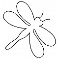 Dragonfly Block, 11.4 cm
