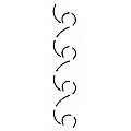 Hook Wave Border, 5.1 cm