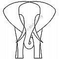Elephant 15 cm