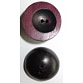 wooden Button 2-hole bordeaux, 30 mm