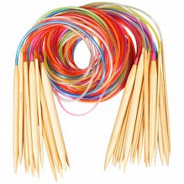 Rundstricknadel Nr. 8, 60 cm