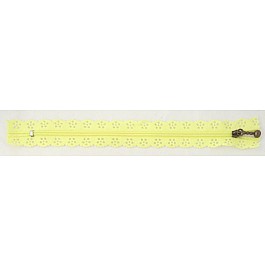 Lace Zipper light yellow 20 cm