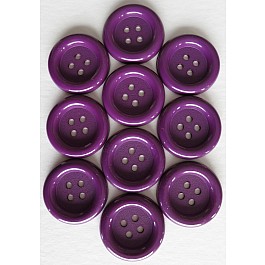 10 Buttons 38 mm purple