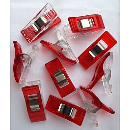 Wonder Clips 10 pcs, red