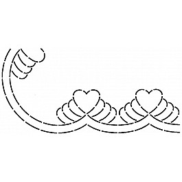 Feather Border Border, 15 cm (6 inch)