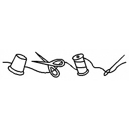 Thimble & Thread Border, 7.6 cm