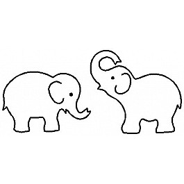 Border Elephants 10 cm